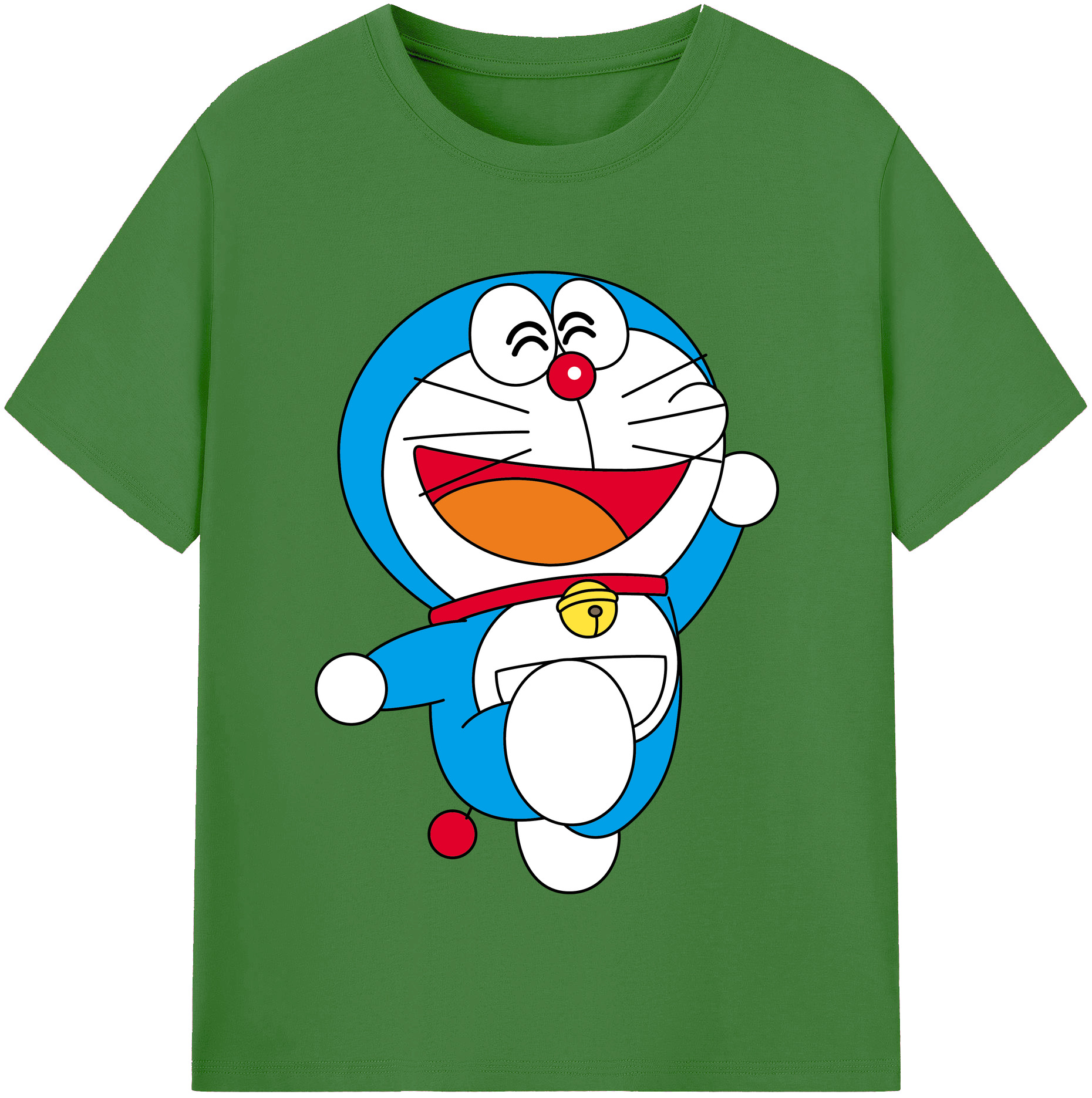 （画像用） ドラえもん Doraemon レディースカジュアルプリントTシャツ（綿100％）